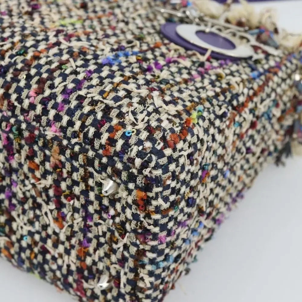Chanel Canvas Lady Dior Handbag Multicolor